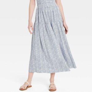 Universal Thread tiered maxi A-line skirt